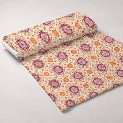 Lavender Lattice Pattern 30 Minky Fabric