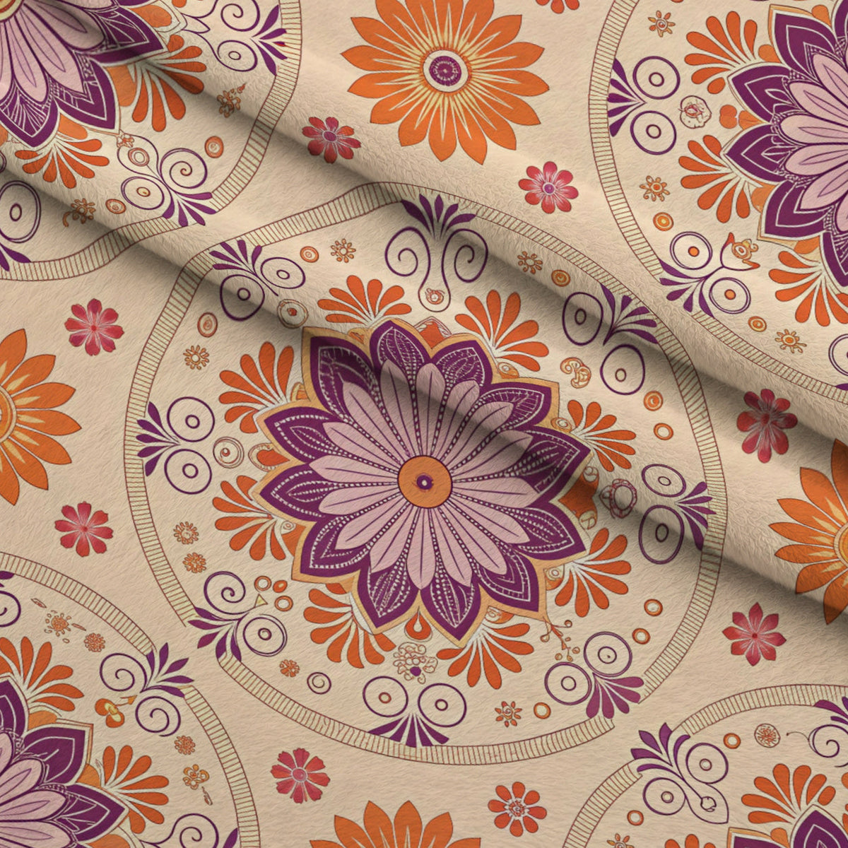 Lavender Lattice Pattern 30 Minky Fabric
