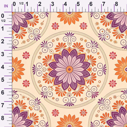 Lavender Lattice Pattern 30 Minky Fabric
