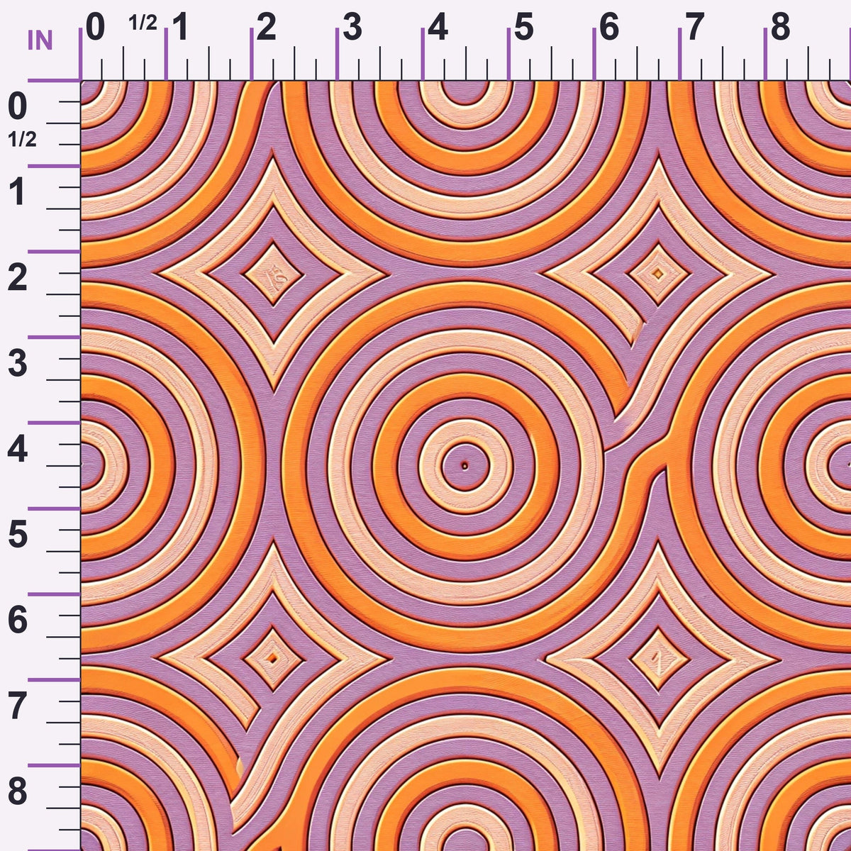 Lavender Lattice Pattern 5 Minky Fabric
