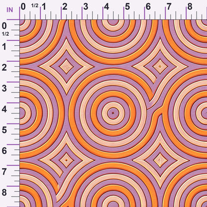 Lavender Lattice Pattern 5 Minky Fabric
