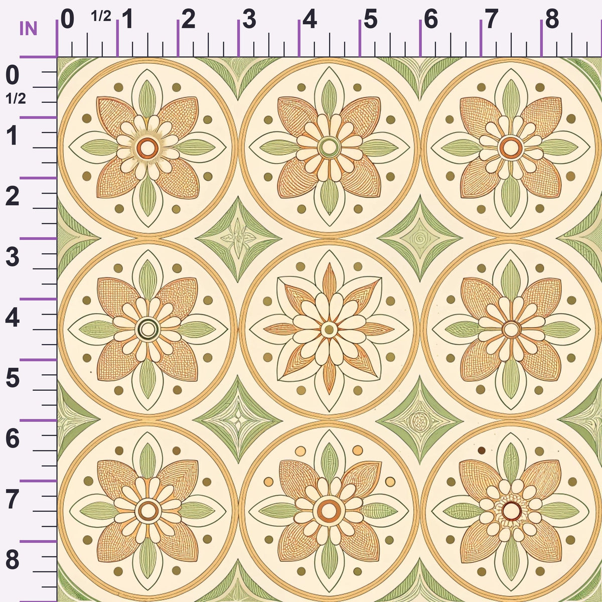 Lavender Lattice Pattern 6 Minky Fabric