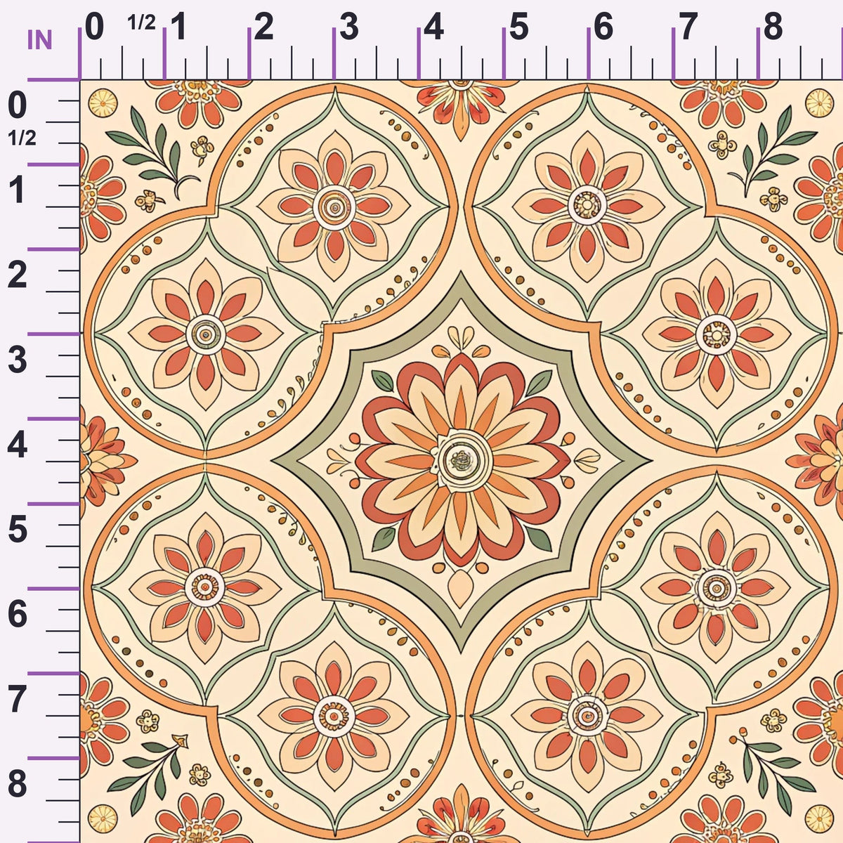 Lavender Lattice Pattern 7 Minky Fabric