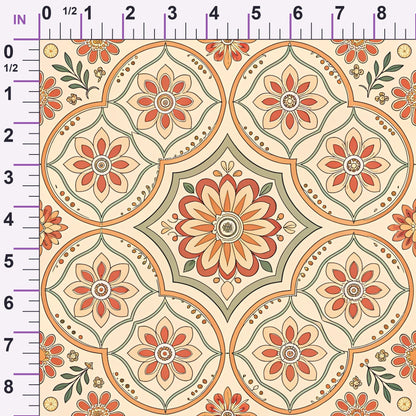 Lavender Lattice Pattern 7 Minky Fabric