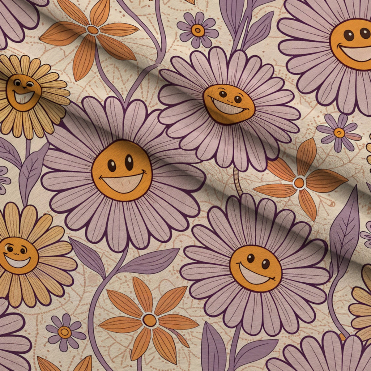 Lavender Lattice Pattern 9 Minky Fabric