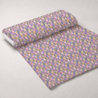 Lavender Meadow Pattern 10 Minky Fabric