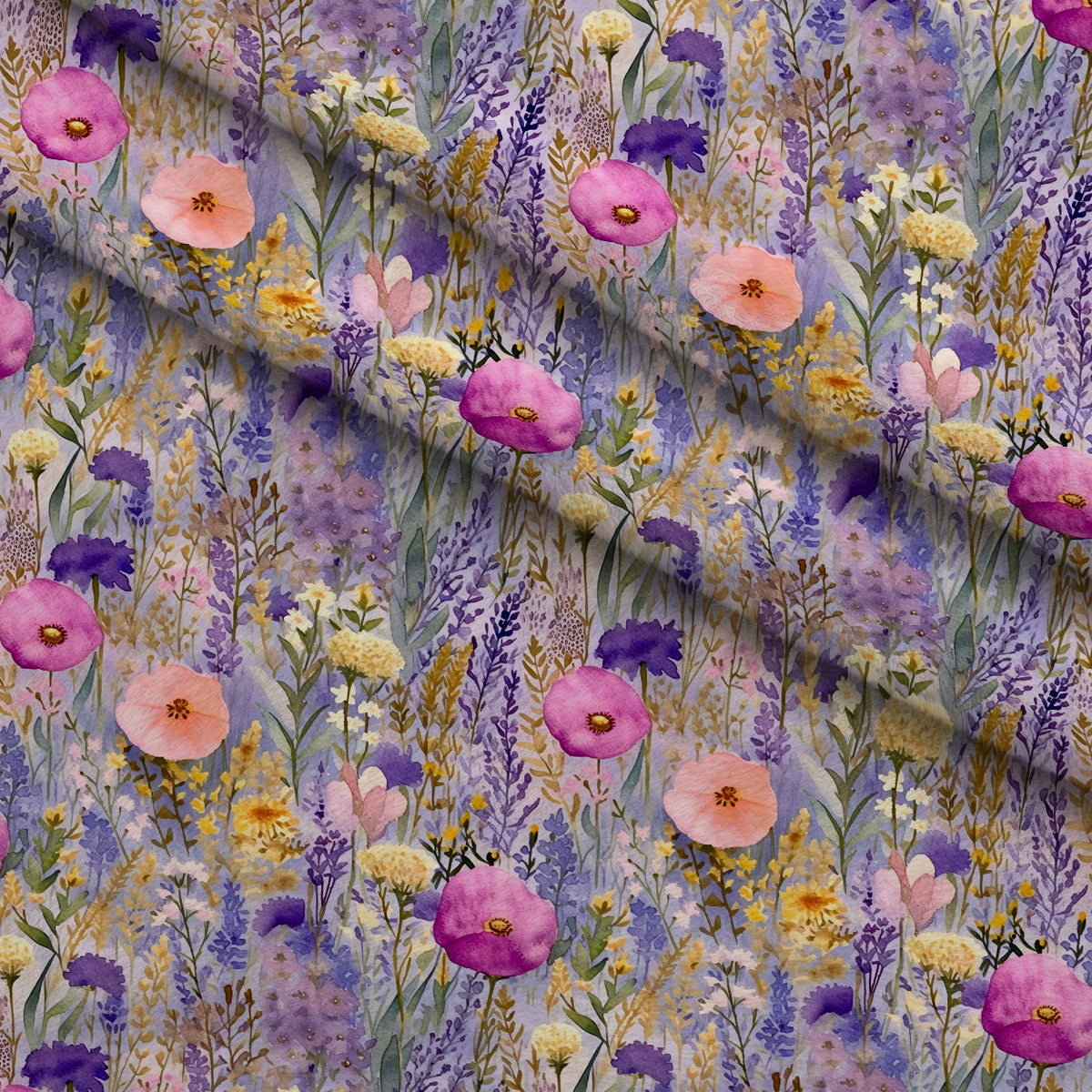 Lavender Meadow Pattern 11 Minky Fabric
