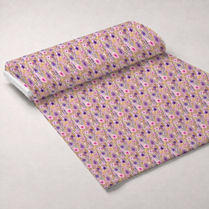 Lavender Meadow Pattern 19 Minky Fabric