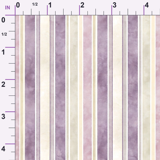 Lavender Vintage Cottagecore Pattern 10 Minky Fabric