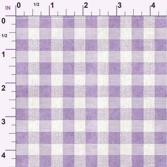 Lavender Vintage Cottagecore Pattern 9 Minky Fabric