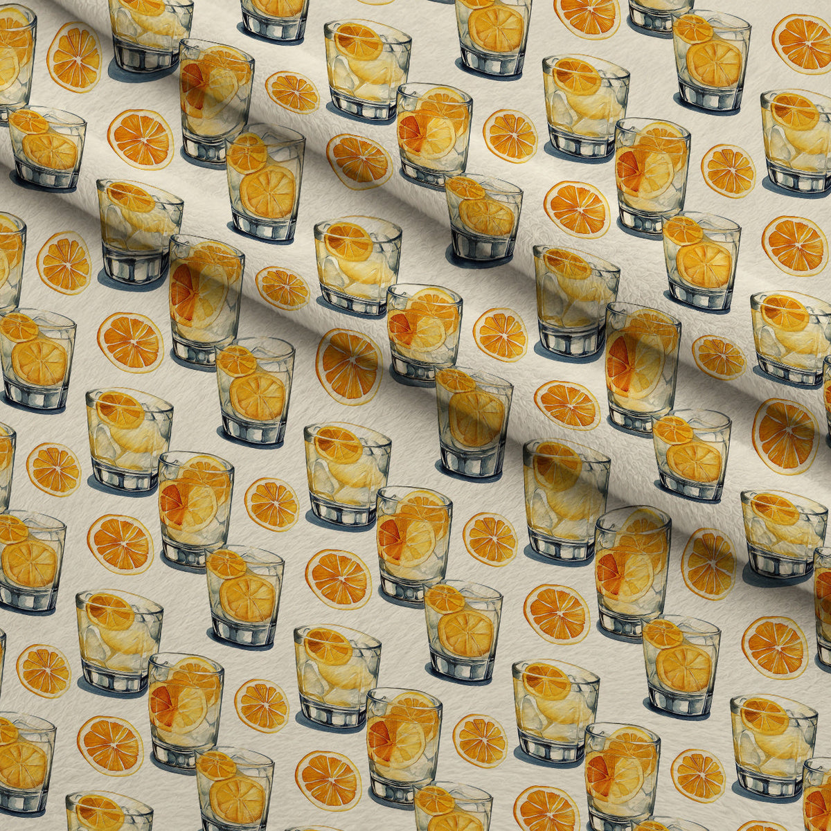 Lemon Drop Soiree Pattern 1 Minky Fabric
