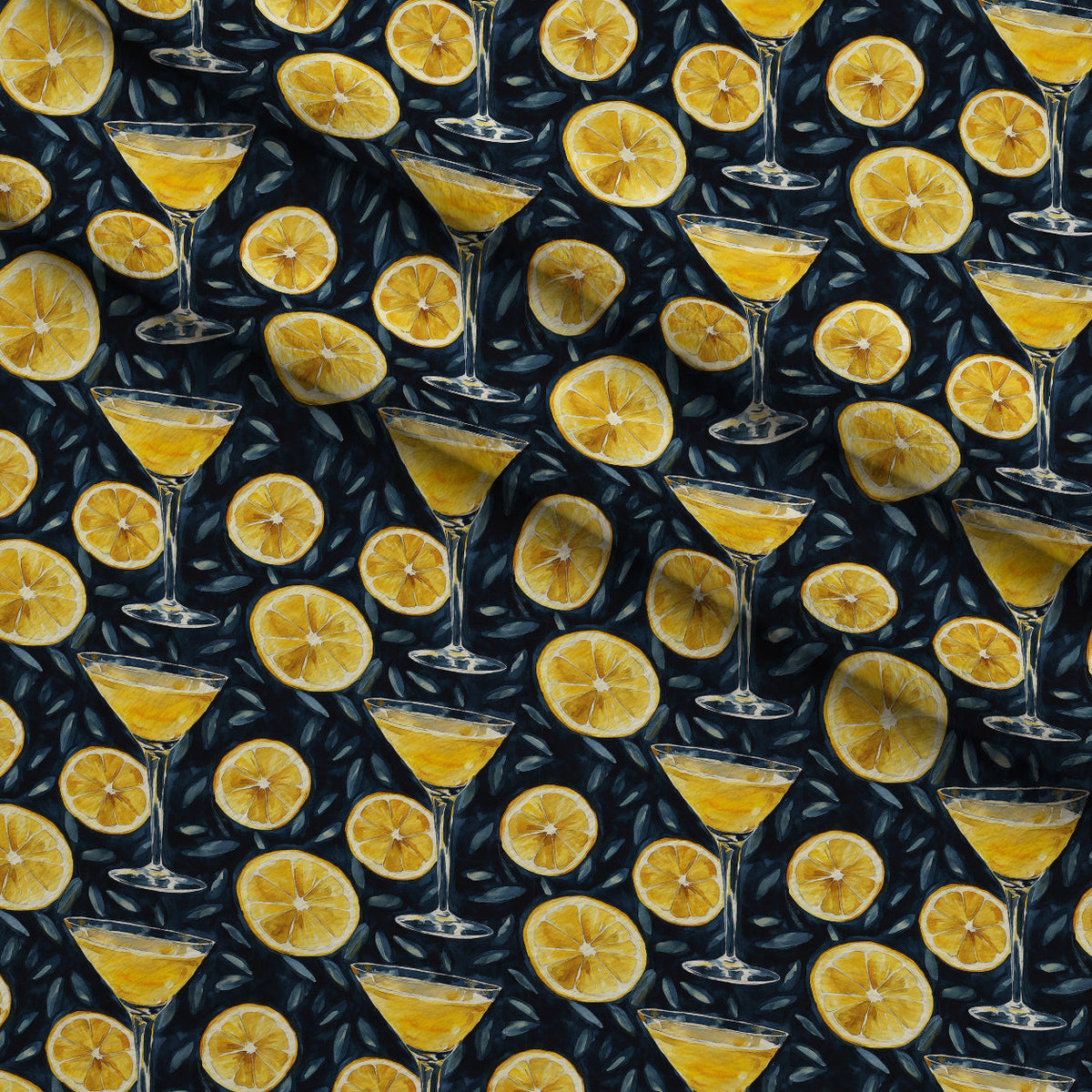 Lemon Drop Soiree Pattern 10 Minky Fabric