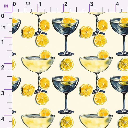 Lemon Drop Soiree Pattern 12 Minky Fabric