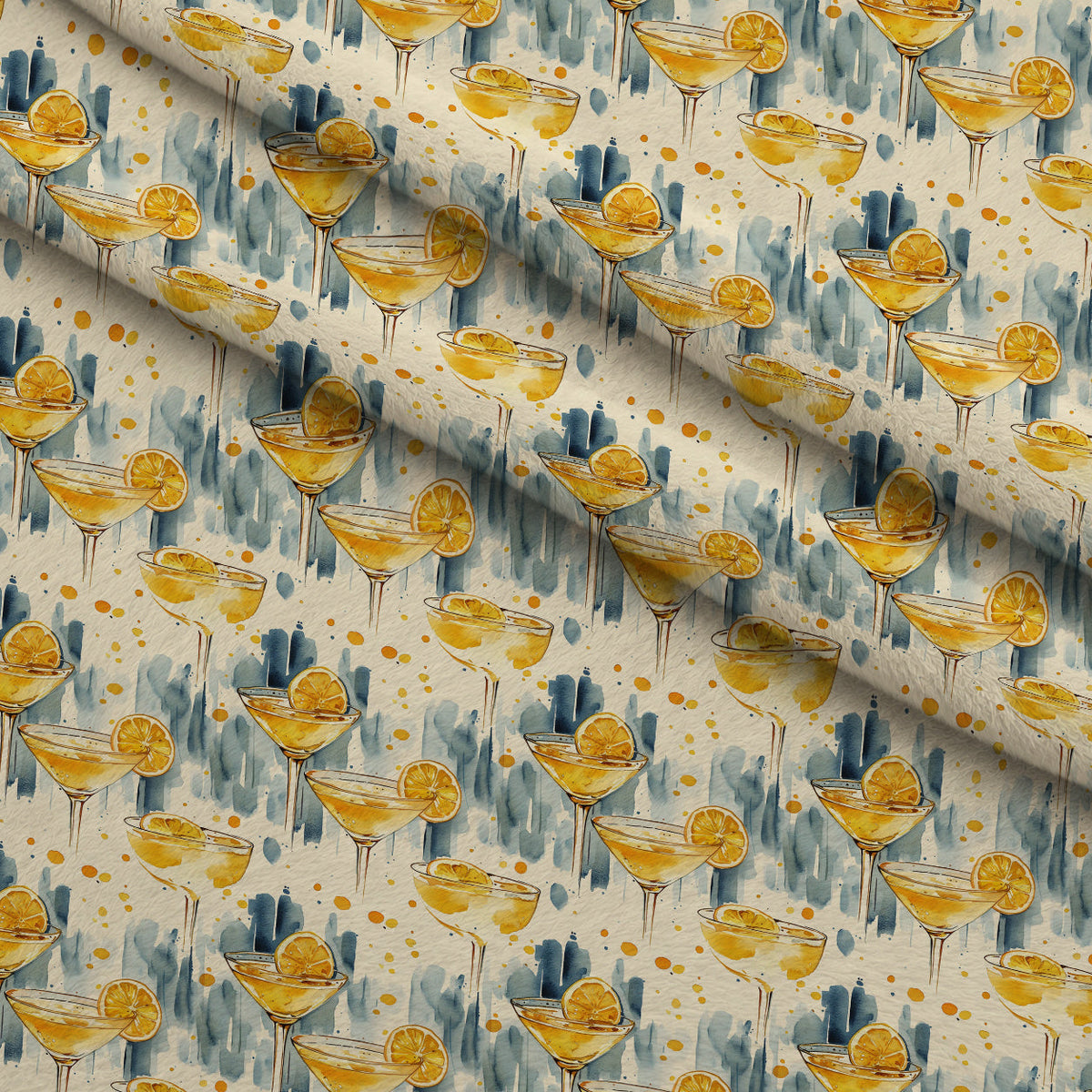 Lemon Drop Soiree Pattern 2 Minky Fabric