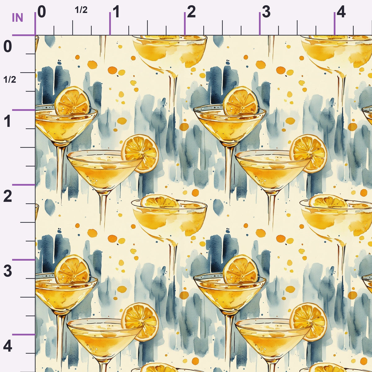 Lemon Drop Soiree Pattern 2 Minky Fabric