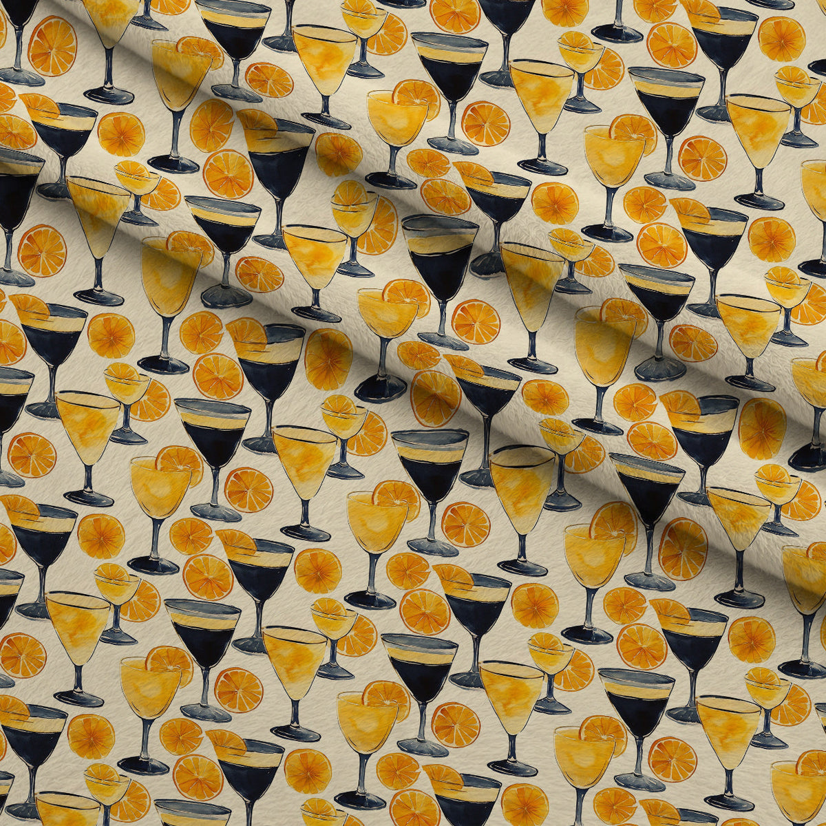 Lemon Drop Soiree Pattern 3 Minky Fabric