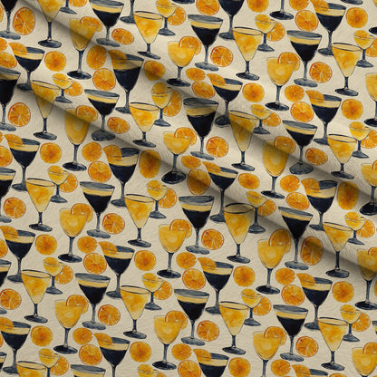 Lemon Drop Soiree Pattern 3 Minky Fabric