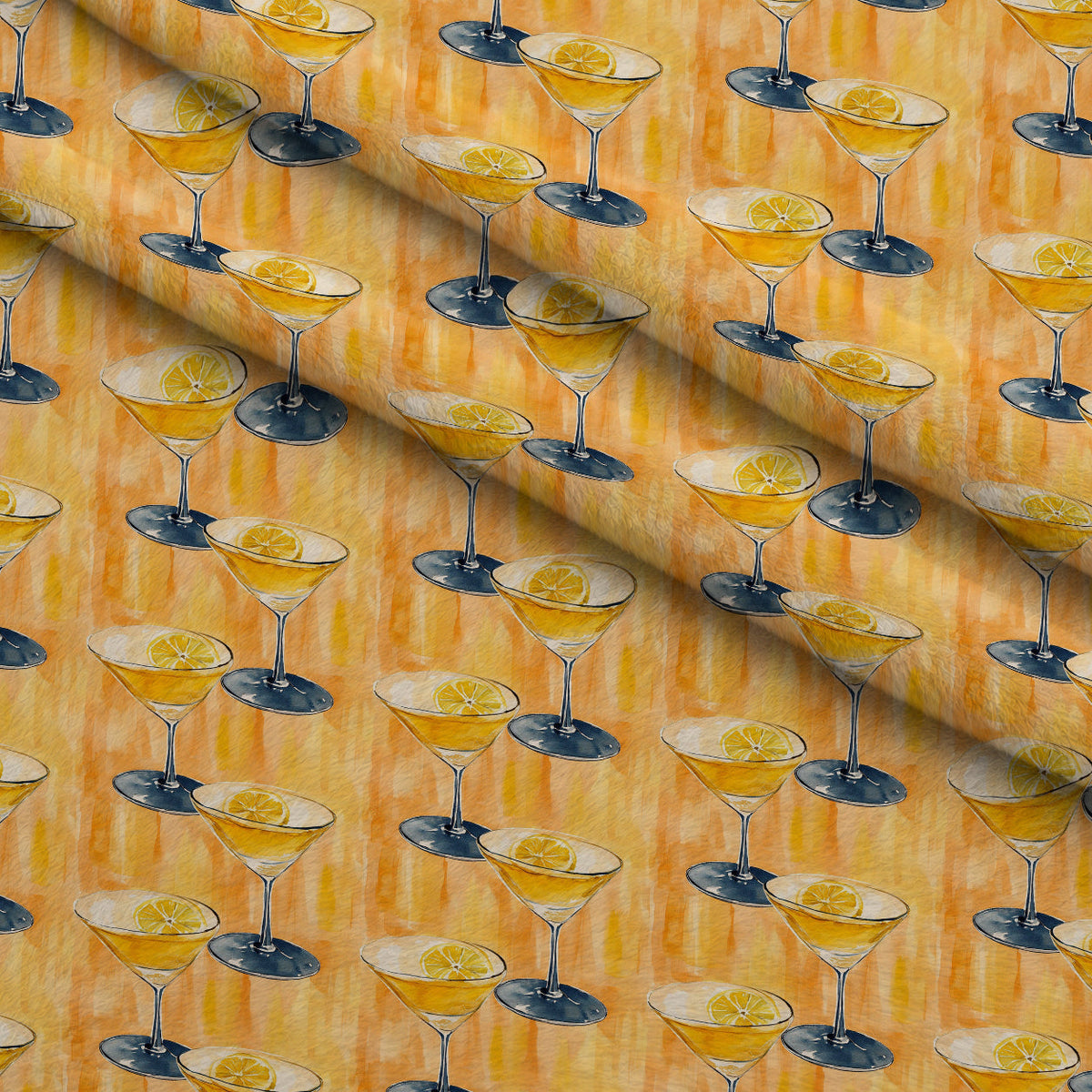 Lemon Drop Soiree Pattern 5 Minky Fabric