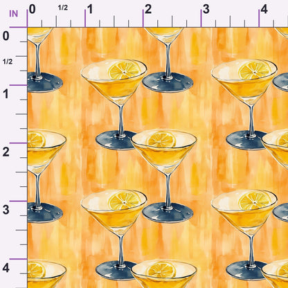 Lemon Drop Soiree Pattern 5 Minky Fabric