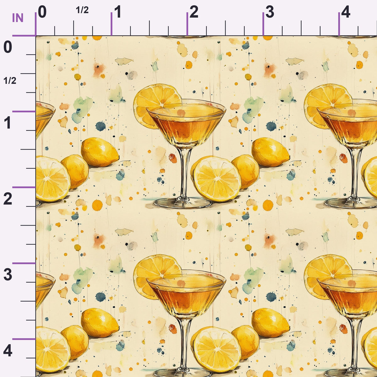 Lemon Drop Soiree Pattern 6 Minky Fabric