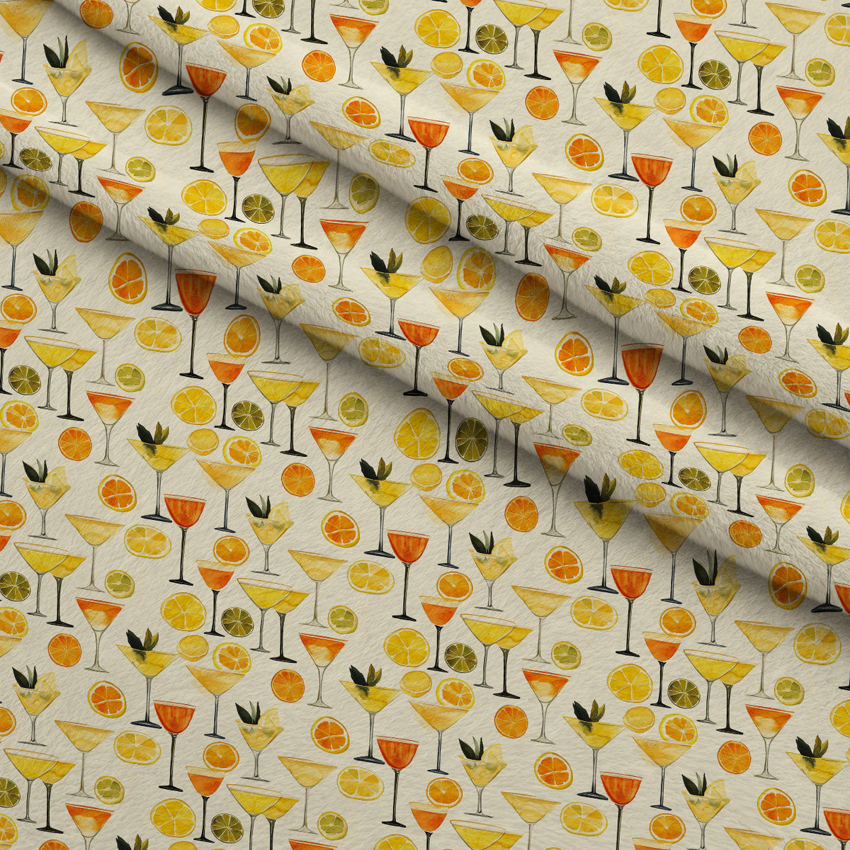 Lemon Drop Soiree Pattern 7 Minky Fabric