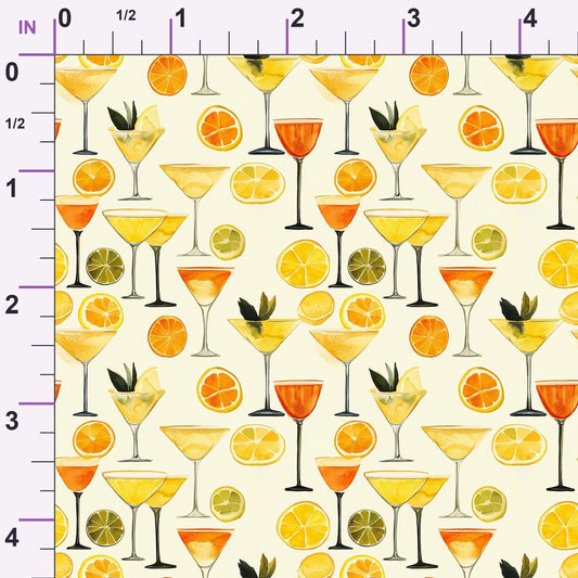 Lemon Drop Soiree Pattern 7 Minky Fabric