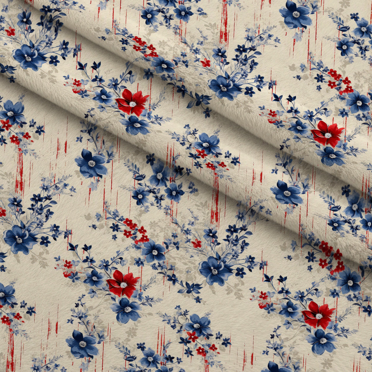 Liberty Blooms Pattern 10 Minky Fabric