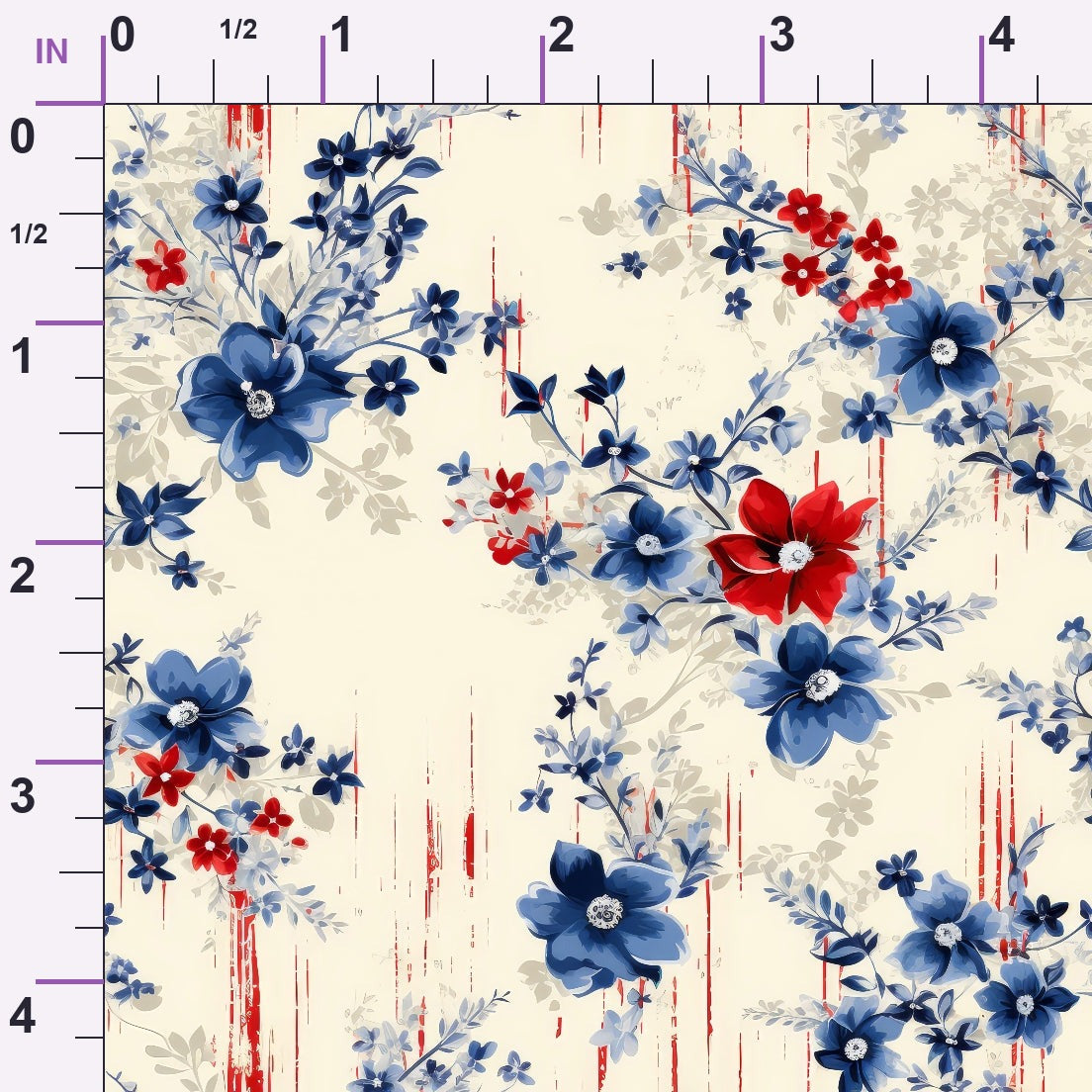 Liberty Blooms Pattern 10 Minky Fabric