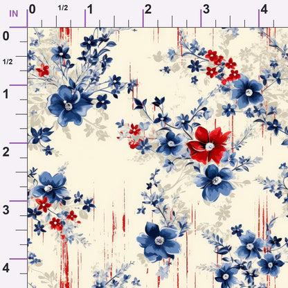 Liberty Blooms Pattern 10 Minky Fabric
