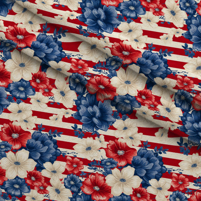 Liberty Blooms Pattern 11 Minky Fabric