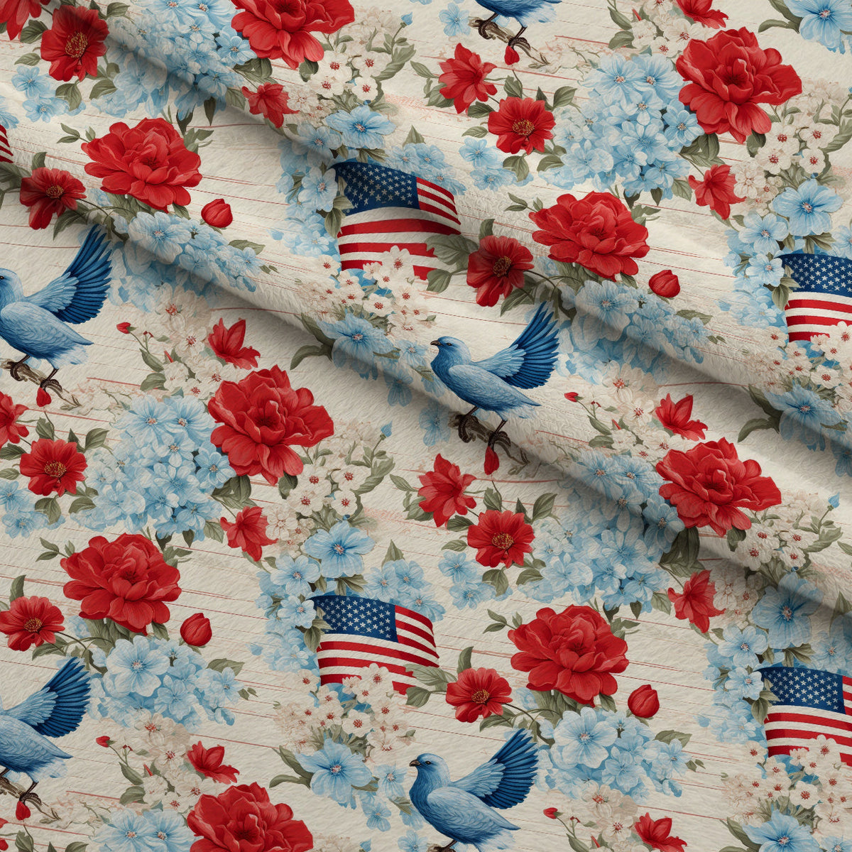 Liberty Blooms Pattern 5 Minky Fabric