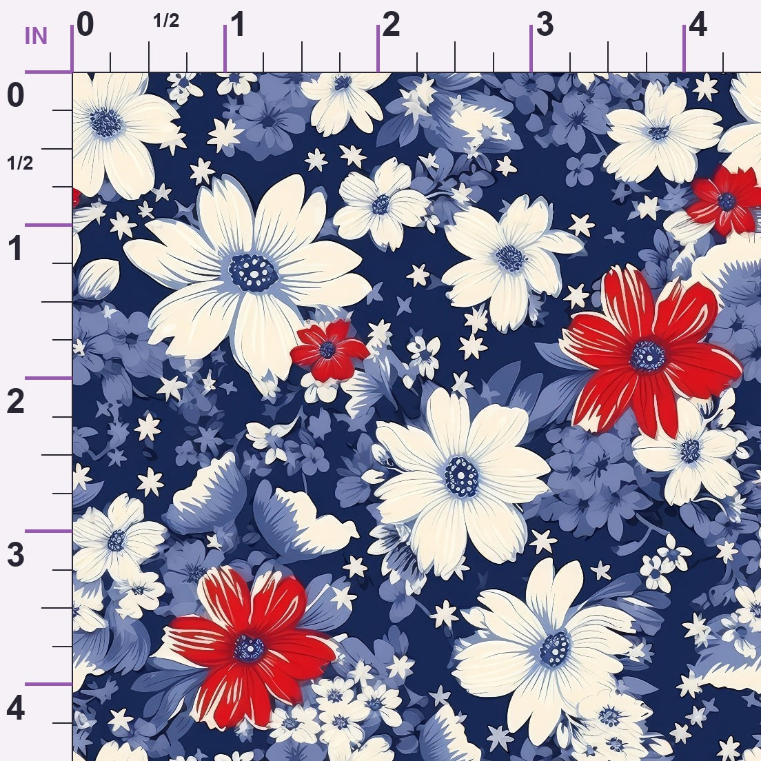 Liberty Blooms Pattern 6 Minky Fabric