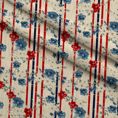 Liberty Blooms Pattern 7 Minky Fabric