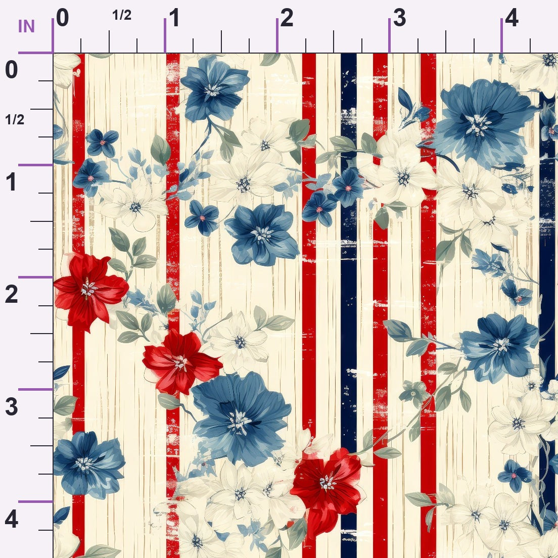 Liberty Blooms Pattern 7 Minky Fabric