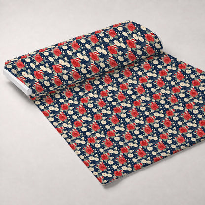 Liberty Blooms Pattern 8 Minky Fabric
