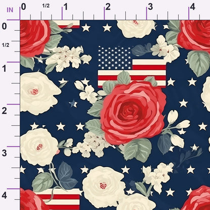 Liberty Blooms Pattern 8 Minky Fabric