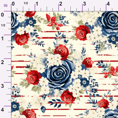 Liberty Blooms Pattern 9 Minky Fabric