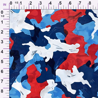 Liberty Brushstrokes Pattern 4 Minky Fabric