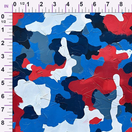 Liberty Brushstrokes Pattern 6 Minky Fabric
