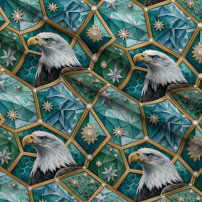 Liberty Eagles Pattern 2 Minky Fabric