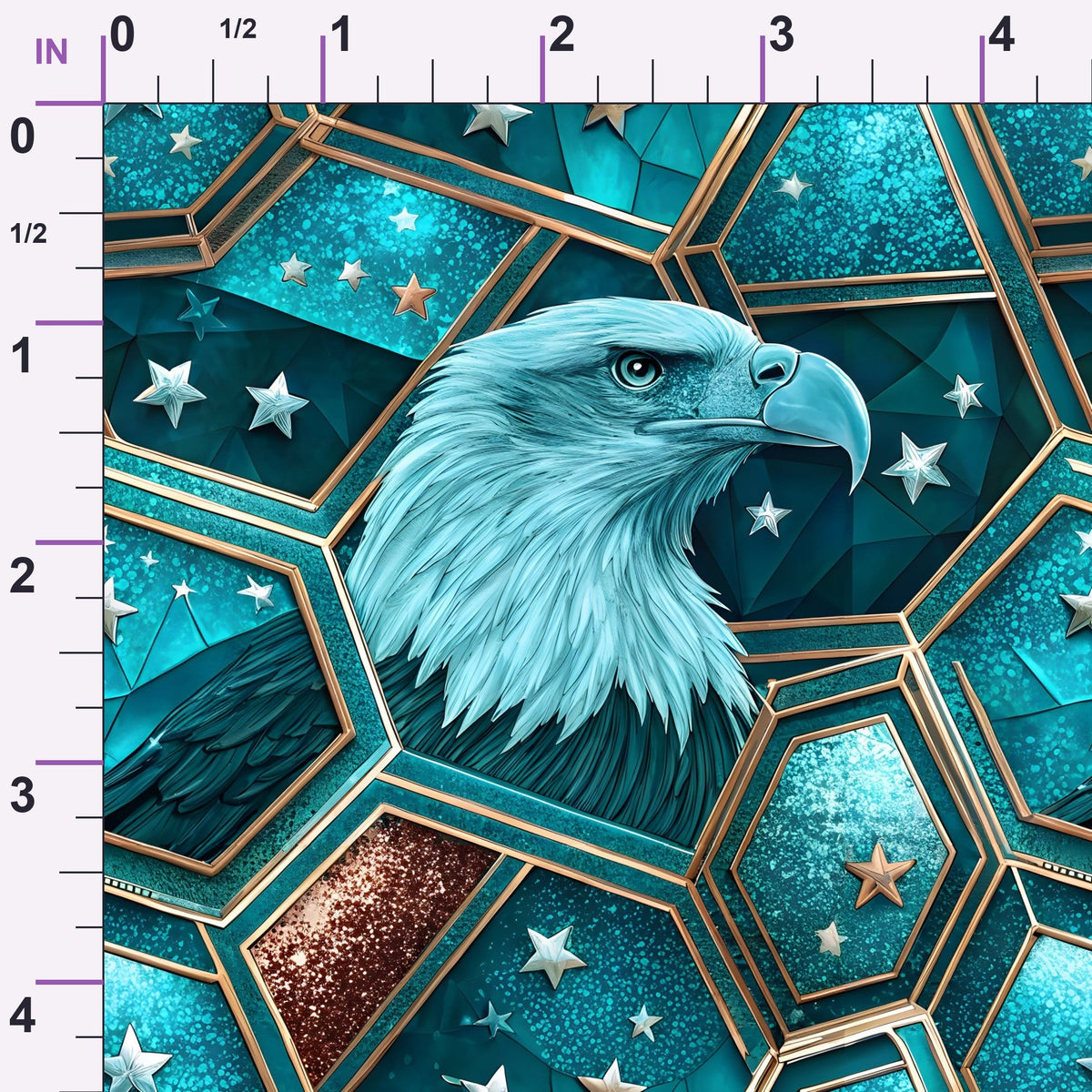 Liberty Eagles Pattern 3 Minky Fabric