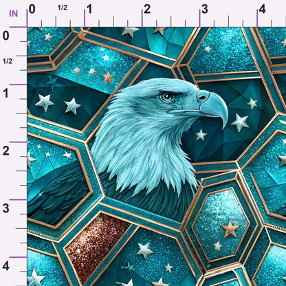 Liberty Eagles Pattern 3 Minky Fabric