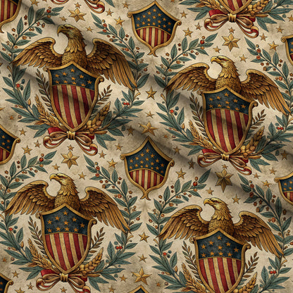 Liberty Eagles Pattern 4 Minky Fabric