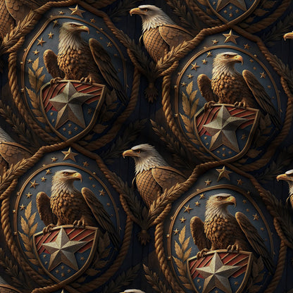 Liberty Eagles Pattern 6 Minky Fabric
