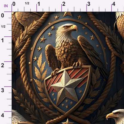 Liberty Eagles Pattern 6 Minky Fabric