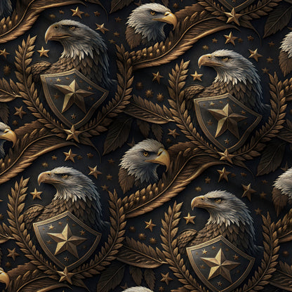Liberty Eagles Pattern 7 Minky Fabric