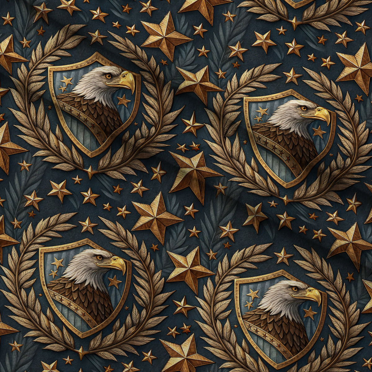Liberty Eagles Pattern 8 Minky Fabric