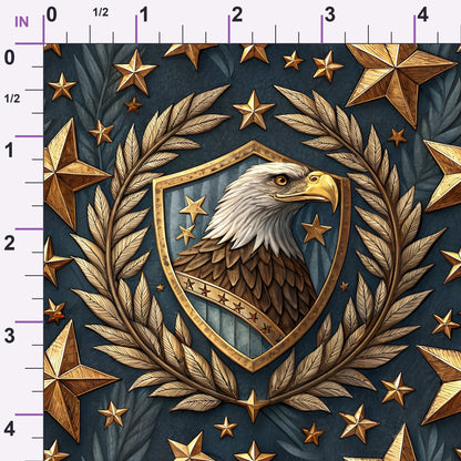 Liberty Eagles Pattern 8 Minky Fabric