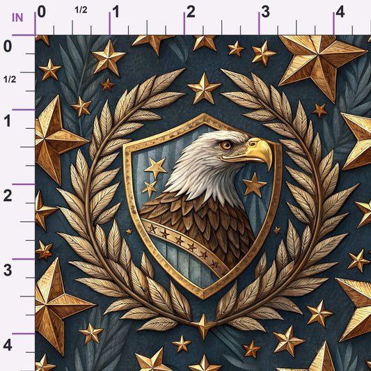 Liberty Eagles Pattern 8 Minky Fabric