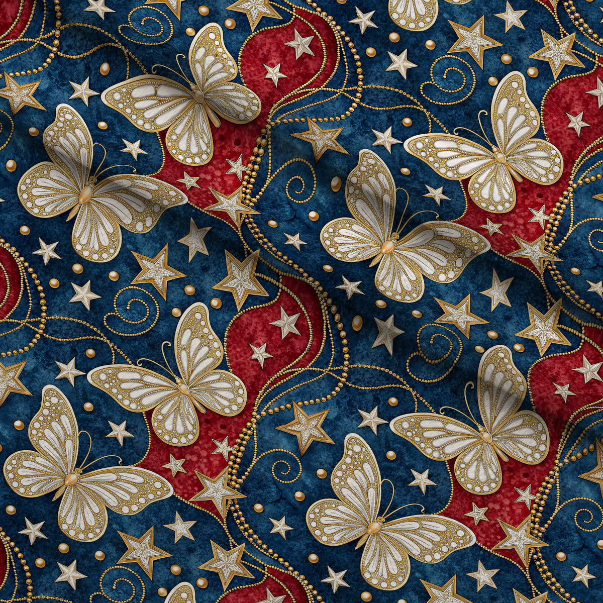 Liberty Menagerie Pattern 6 Minky Fabric